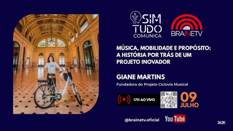 Giane Martins e a Ciclovia Musical 